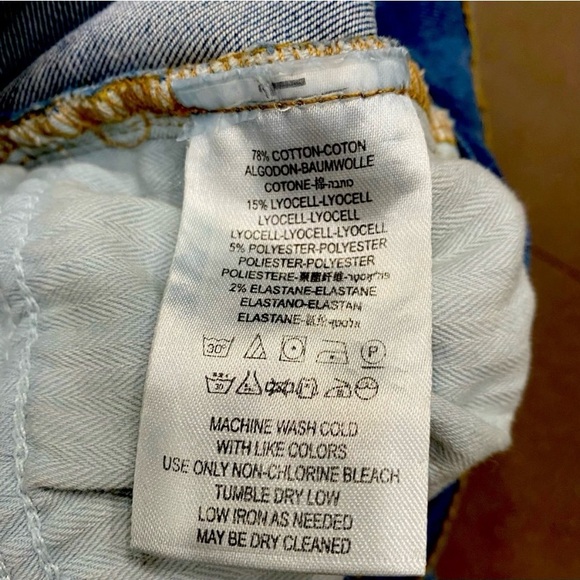 Free People high-rise jegging, raw hem sz 29 - Picture 6 of 6